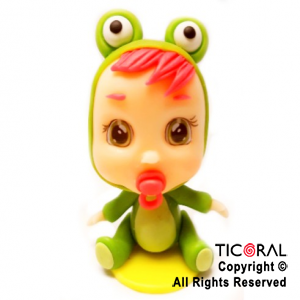 ADORNO CRY BABIES RANA FIBI PORCELANA FRIA x 1